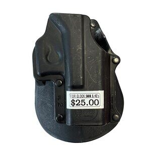 Fobus GL2 Paddle Holster Glock 9mm .40 S&W Right Hand Polymer OWB Black Mid 2000